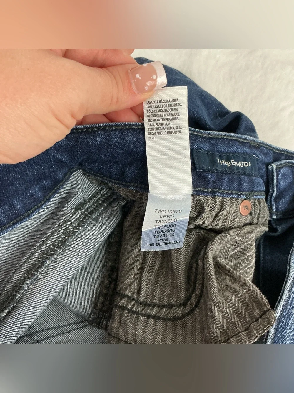 Lucky Brand the Bermuda Indigo Denim Shorts